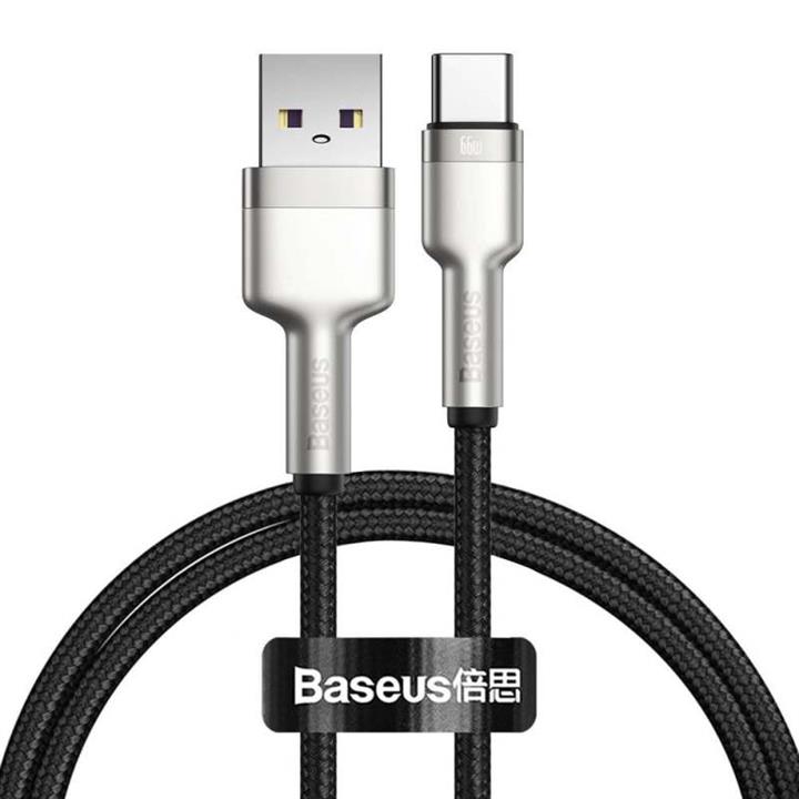 کابل تبدیل USB به USB-C باسئوس مدل metal 66w طول 1 متر